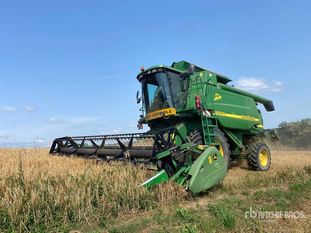 2004 John Deere 9660 WTS Hillmaster II with header and header trailer ... Combine Harvester - Dàn băm cỏ/ Mulcher: hình 1 2004 John Deere 9660 WTS Hillmaster II with header and header trailer ... Combine Harvester - Dàn băm cỏ/ Mulcher: hình 1