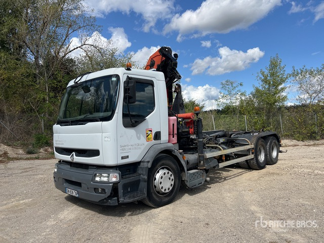 2006 Renault Premium 320DdCi 6x2 Camion Ampliroll Avec Grue ... Roll-Off Truck - Xe tải nâng móc: hình 2 2006 Renault Premium 320DdCi 6x2 Camion Ampliroll Avec Grue ... Roll-Off Truck - Xe tải nâng móc: hình 2