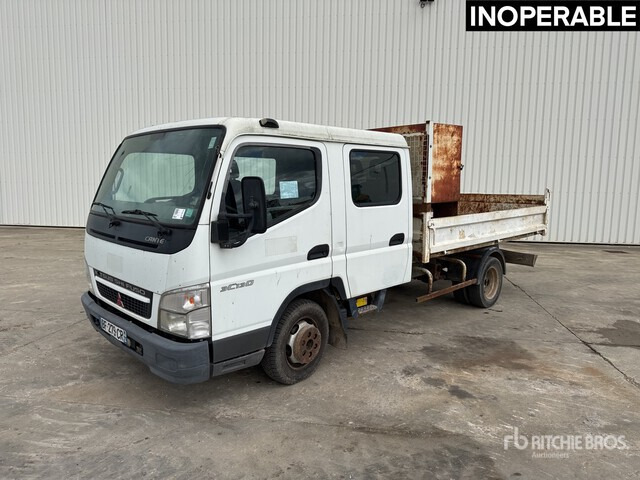2007 Mitsubishi Canter 3C13D 4x2 Camion Benne (Inoperable) Dump Truck: Light Duty - Xe ben: hình 1 2007 Mitsubishi Canter 3C13D 4x2 Camion Benne (Inoperable) Dump Truck: Light Duty - Xe ben: hình 1