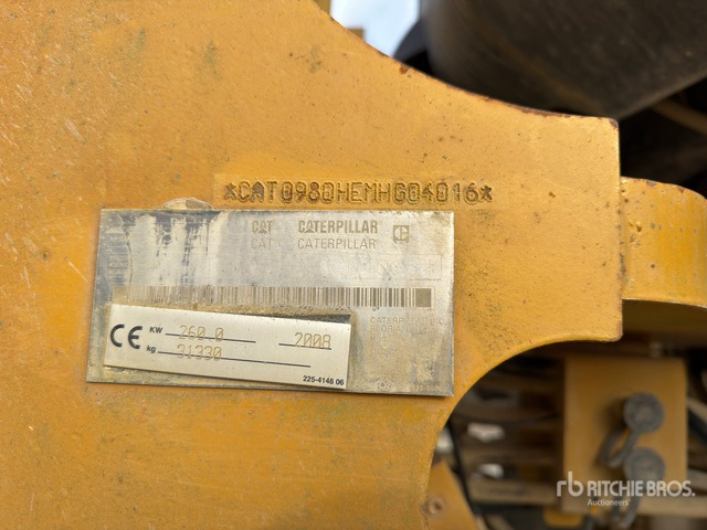 2008 Cat 980H Chargeuse Sur Pneus Wheel Loader - Máy xúc lật bánh lốp: hình 3 2008 Cat 980H Chargeuse Sur Pneus Wheel Loader - Máy xúc lật bánh lốp: hình 3
