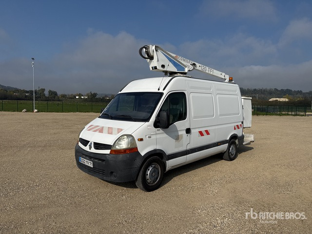 2008 Renault Master dCi 120 2008 Comilev EN120TF1 on 4x2 Ca ... Bucket Truck - Nền bục trên không gắn trên xe tải: hình 1 2008 Renault Master dCi 120 2008 Comilev EN120TF1 on 4x2 Ca ... Bucket Truck - Nền bục trên không gắn trên xe tải: hình 1