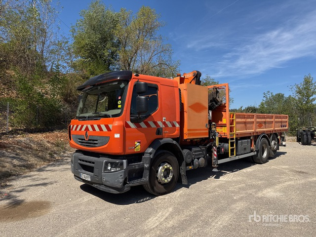 2012 Renault Premium 380DXi Fassi F155A.0.23 6000 kg Articu ... Flatbed Truck with Crane - Dàn băm cỏ/ Mulcher: hình 2 2012 Renault Premium 380DXi Fassi F155A.0.23 6000 kg Articu ... Flatbed Truck with Crane - Dàn băm cỏ/ Mulcher: hình 2