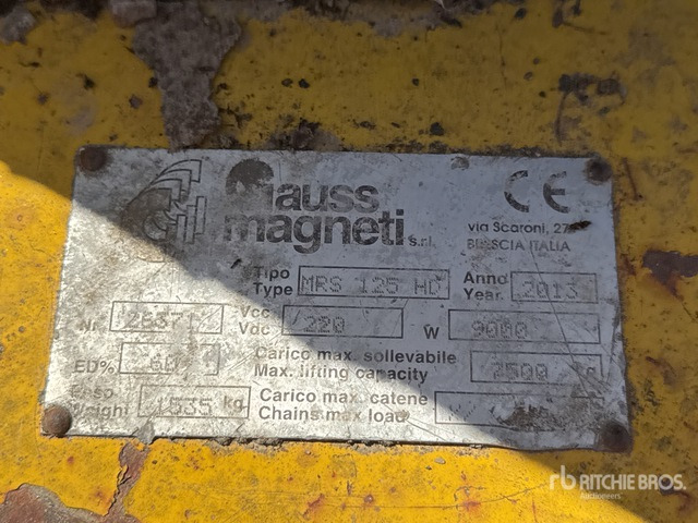 2013 Gauss Magnet MRS 125 HD Aimant Separator Magnet - Dàn băm cỏ/ Mulcher: hình 3 2013 Gauss Magnet MRS 125 HD Aimant Separator Magnet - Dàn băm cỏ/ Mulcher: hình 3