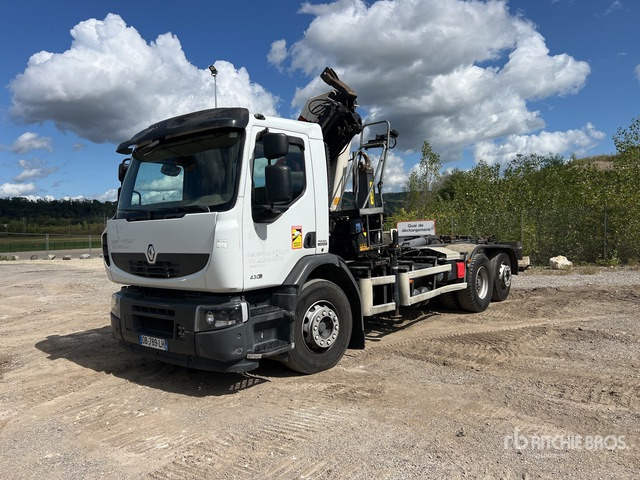 2013 Renault Premium Lander 430DXi 6x2 Camion Ampliroll Avec Grue ... Roll-Off Truck - Xe tải nâng móc: hình 1 2013 Renault Premium Lander 430DXi 6x2 Camion Ampliroll Avec Grue ... Roll-Off Truck - Xe tải nâng móc: hình 1