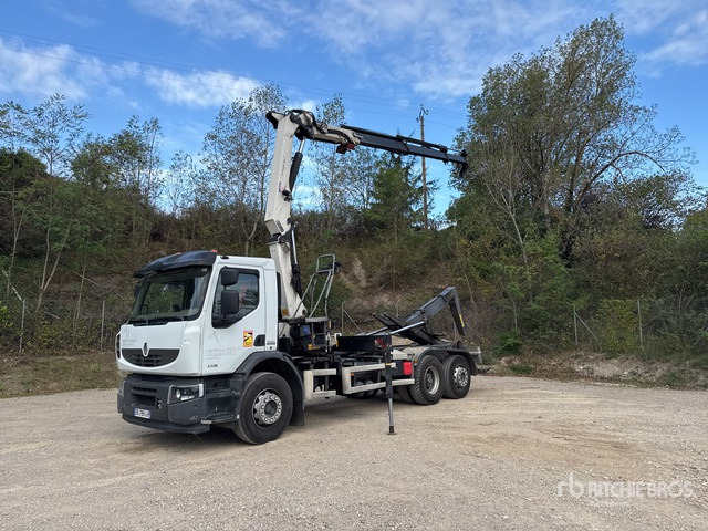 2013 Renault Premium Lander 430DXi 6x2 Camion Ampliroll Avec Grue ... Roll-Off Truck - Xe tải nâng móc: hình 3 2013 Renault Premium Lander 430DXi 6x2 Camion Ampliroll Avec Grue ... Roll-Off Truck - Xe tải nâng móc: hình 3