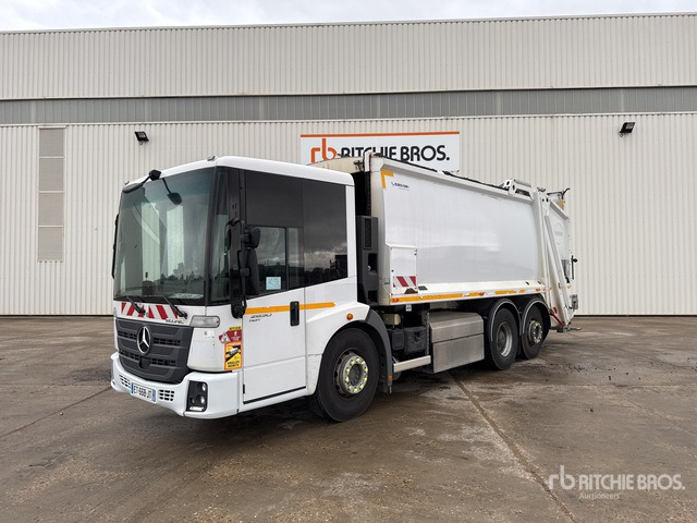 2018 Mercedes-Benz Econic 2630 NGT 6x2 Camion Benne A Ordures Mena ... Waste Collection Truck - Xe tải chở rác: hình 1 2018 Mercedes-Benz Econic 2630 NGT 6x2 Camion Benne A Ordures Mena ... Waste Collection Truck - Xe tải chở rác: hình 1