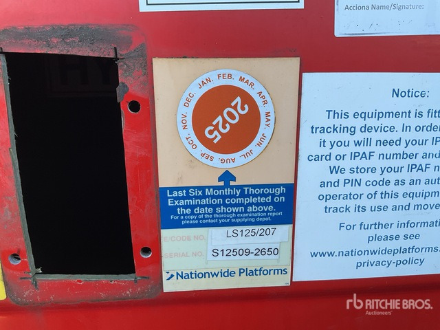 2009 Genie S125 Telescopic Boom Lift - Xe nâng người hình viễn vọng kính: hình 2 2009 Genie S125 Telescopic Boom Lift - Xe nâng người hình viễn vọng kính: hình 2