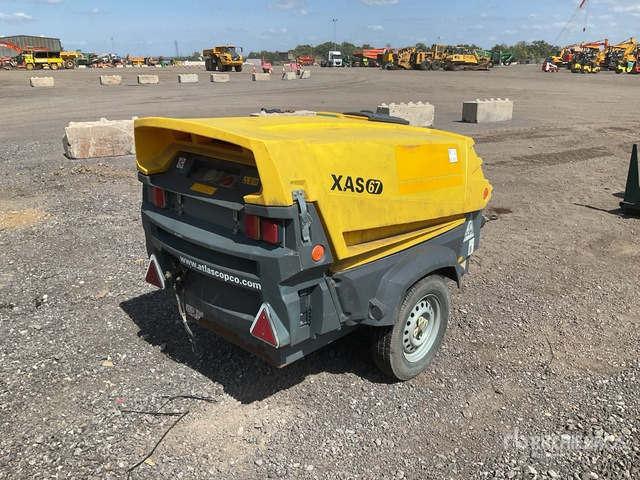 2016 Atlas Copco XAS67KD Mobile Air Compressor - Máy nén khí: hình 4 2016 Atlas Copco XAS67KD Mobile Air Compressor - Máy nén khí: hình 4