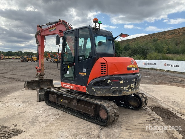 2017 Kubota KX080-4 Tracked Excavator - Máy xúc bánh xích: hình 3 2017 Kubota KX080-4 Tracked Excavator - Máy xúc bánh xích: hình 3