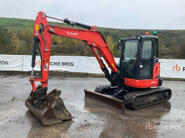 Máy xúc mini 2019 Kubota U55-4: hình 1