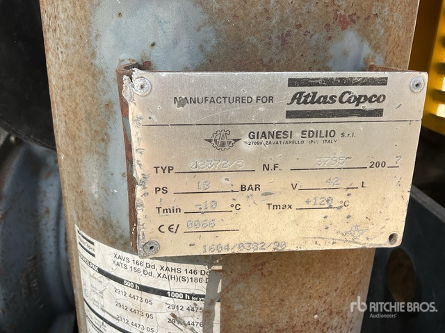 2005 Atlas Copco XA186DD Mobile Air Compressor - Máy nén khí: hình 4 2005 Atlas Copco XA186DD Mobile Air Compressor - Máy nén khí: hình 4