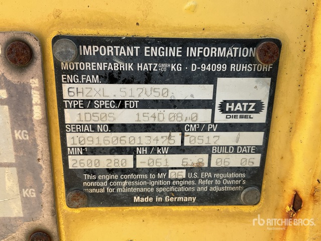 Máy lăn nhỏ 2006 Bomag BW75S-2 Walk Behind Roller: hình 6 Máy lăn nhỏ 2006 Bomag BW75S-2 Walk Behind Roller: hình 6