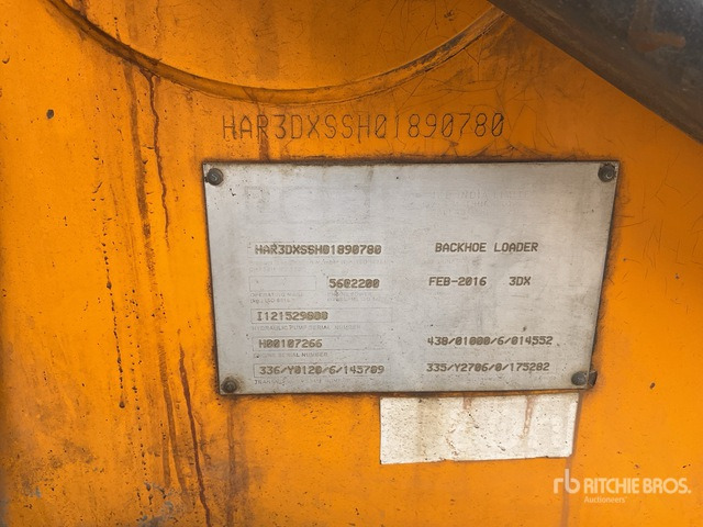 2016 JCB 3DX 4x4 Backhoe Loader - Dàn băm cỏ/ Mulcher: hình 1 2016 JCB 3DX 4x4 Backhoe Loader - Dàn băm cỏ/ Mulcher: hình 1