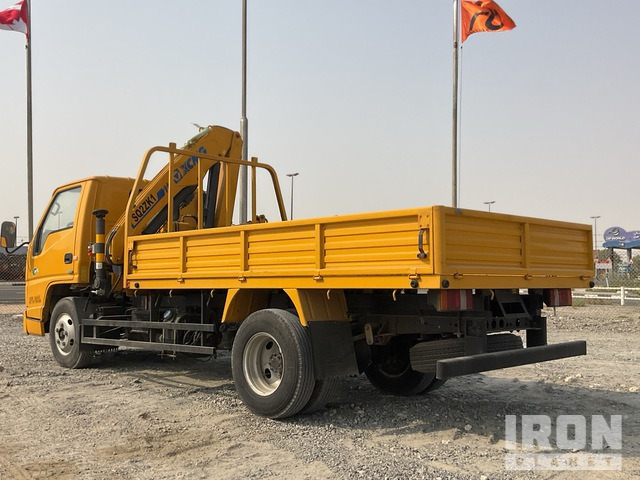 2019 JMC JX1041TG26 XCMG SQ2ZK1 2000 kg Knuckle Boo ... Flatbed Truck w/Crane - Xe tải thùng lửng/ Phẳng, Xe cẩu tự hành: hình 4 2019 JMC JX1041TG26 XCMG SQ2ZK1 2000 kg Knuckle Boo ... Flatbed Truck w/Crane - Xe tải thùng lửng/ Phẳng, Xe cẩu tự hành: hình 4