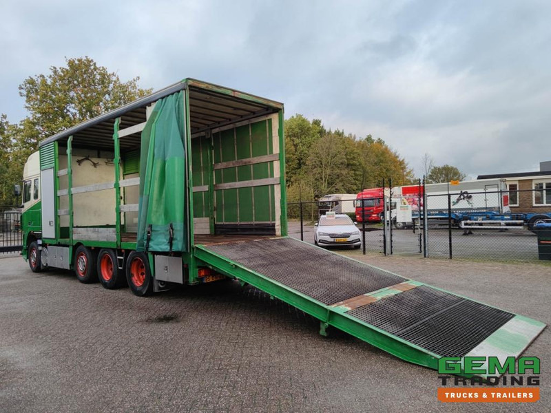 DAF FAK XF95.430 8x2 SuperSpaceCab Euro3 - CurtainSider 7.31m + Ramp 16T - MachineTransporter - 6 Persons (V558) - Xe tải chuyên chở tự động: hình 2 DAF FAK XF95.430 8x2 SuperSpaceCab Euro3 - CurtainSider 7.31m + Ramp 16T - MachineTransporter - 6 Persons (V558) - Xe tải chuyên chở tự động: hình 2