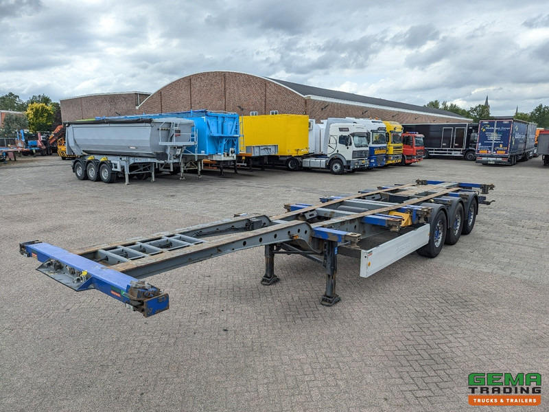 Krone SDC 27 3-Assen SAF - Lift as - Schijfremmen - Achterschuiver - 20 2x20FT/30/40FT - Xe chở container/ Sơ mi rơ moóc hoán đổi thân: hình 1 Krone SDC 27 3-Assen SAF - Lift as - Schijfremmen - Achterschuiver - 20 2x20FT/30/40FT - Xe chở container/ Sơ mi rơ moóc hoán đổi thân: hình 1