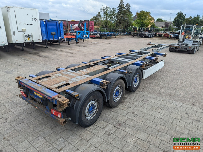 Krone SDC 27 3-Assen SAF - Lift as - Schijfremmen - Achterschuiver - 20 2x20FT/30/40FT - Xe chở container/ Sơ mi rơ moóc hoán đổi thân: hình 4 Krone SDC 27 3-Assen SAF - Lift as - Schijfremmen - Achterschuiver - 20 2x20FT/30/40FT - Xe chở container/ Sơ mi rơ moóc hoán đổi thân: hình 4