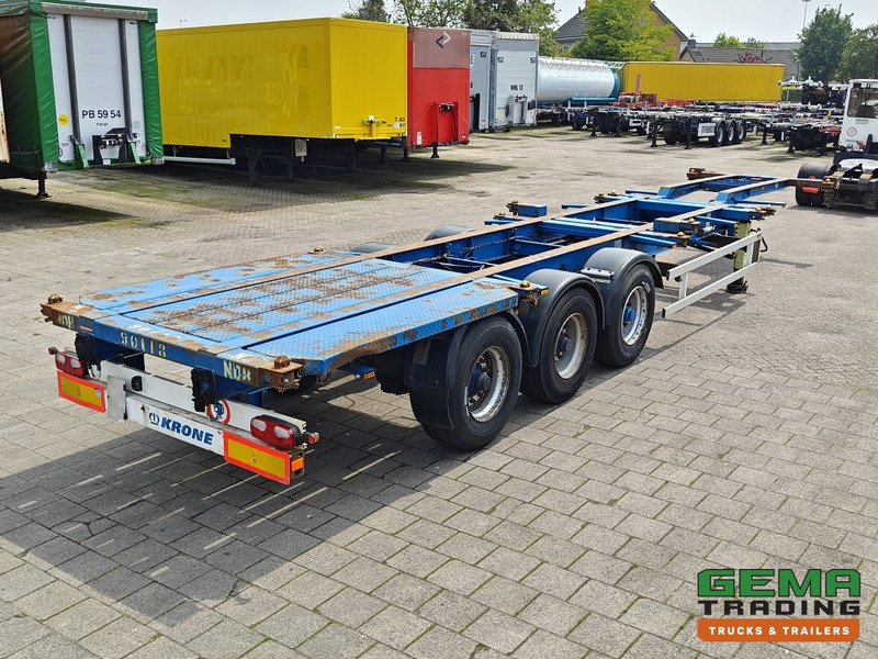 Krone SDC 27 3 assen BPW - DrumBrakes - 5340KG - 2x 20FT 1x 30FT 1x40FT - NL kenteken - Xe chở container/ Sơ mi rơ moóc hoán đổi thân: hình 1 Krone SDC 27 3 assen BPW - DrumBrakes - 5340KG - 2x 20FT 1x 30FT 1x40FT - NL kenteken - Xe chở container/ Sơ mi rơ moóc hoán đổi thân: hình 1