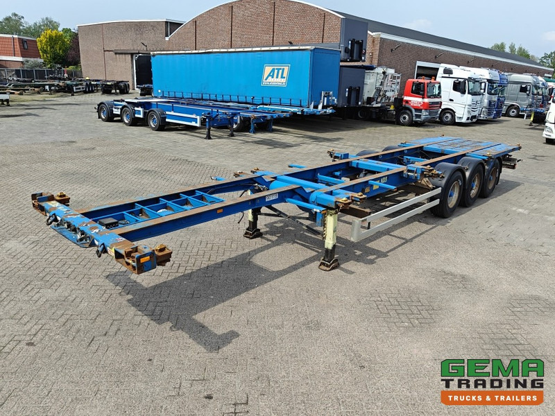 Krone SDC 27 3 assen BPW - DrumBrakes - 5340KG - 2x 20FT 1x 30FT 1x40FT - NL kenteken - Xe chở container/ Sơ mi rơ moóc hoán đổi thân: hình 2 Krone SDC 27 3 assen BPW - DrumBrakes - 5340KG - 2x 20FT 1x 30FT 1x40FT - NL kenteken - Xe chở container/ Sơ mi rơ moóc hoán đổi thân: hình 2