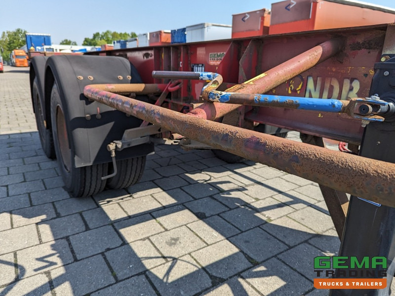 Xe chở container/ Sơ mi rơ moóc hoán đổi thân Krone SZC 20FT 2-Assen ROR - STEEL Suspension - DOUBLE tires - DrumBrakes  (O1869): hình 9