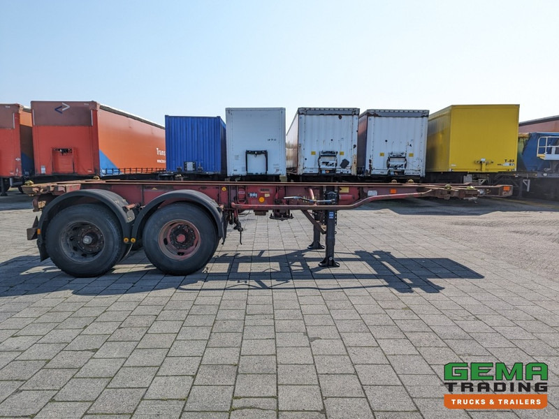 Xe chở container/ Sơ mi rơ moóc hoán đổi thân Krone SZC 20FT 2-Assen ROR - STEEL Suspension - DOUBLE tires - DrumBrakes  (O1869): hình 12