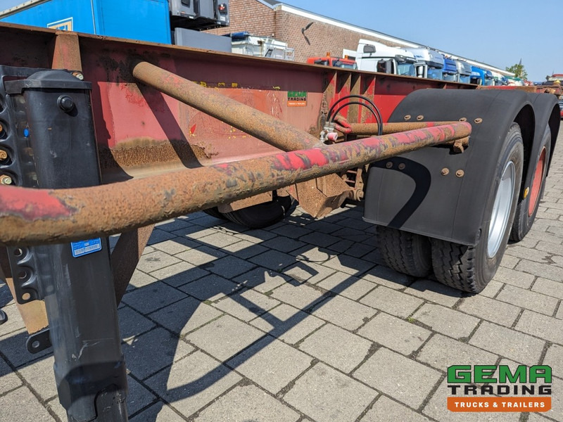 Xe chở container/ Sơ mi rơ moóc hoán đổi thân Krone SZC 20FT 2-Assen ROR - STEEL Suspension - DOUBLE tires - DrumBrakes  (O1869): hình 10
