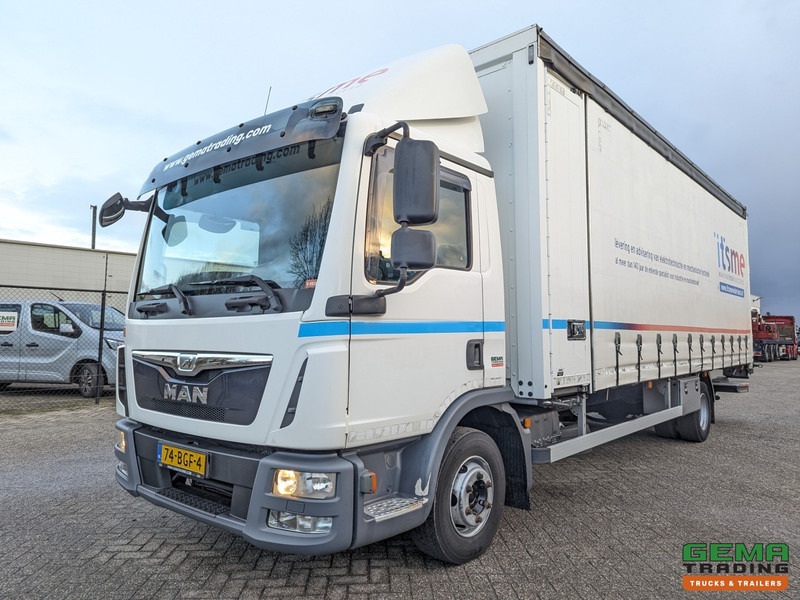 MAN TGL 12.220 4x2 Daycab Euro6 - SchuifzeilenBak 7.2M + Laadklep 2000kg - Rongpotten - Zijdeuren - Xe tải thùng mui bạt: hình 1 MAN TGL 12.220 4x2 Daycab Euro6 - SchuifzeilenBak 7.2M + Laadklep 2000kg - Rongpotten - Zijdeuren - Xe tải thùng mui bạt: hình 1