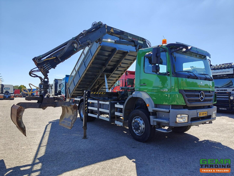 Mercedes-Benz AXOR 1829 AK 4x4 Dagcab Euro5 - Kipper + Terex 105.2 - RadioGrafisch - NaafReductie - Xe ben, Xe cẩu tự hành: hình 4 Mercedes-Benz AXOR 1829 AK 4x4 Dagcab Euro5 - Kipper + Terex 105.2 - RadioGrafisch - NaafReductie - Xe ben, Xe cẩu tự hành: hình 4