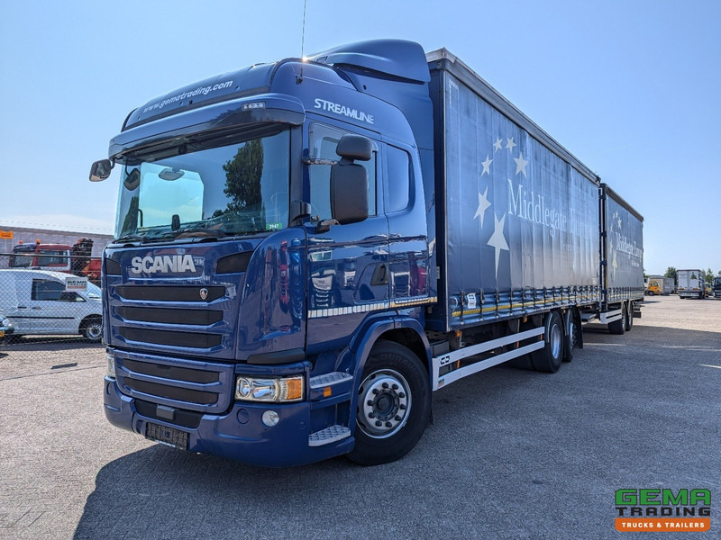 Scania G410 6x2/4 Streamline Euro6 - Retarder + Van Hool 2-Assige Aanhanger - SchuifzeilenCombi - SmartTachoV2 - Xe tải hộp: hình 1 Scania G410 6x2/4 Streamline Euro6 - Retarder + Van Hool 2-Assige Aanhanger - SchuifzeilenCombi - SmartTachoV2 - Xe tải hộp: hình 1
