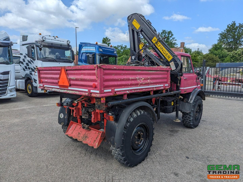 Unimog 416/U1100 4x4 - Hiab PK4600A - Open laadbak - Lier - Vangmuil/trekhaak - Mercedes Benz - Xe cẩu tự hành: hình 5 Unimog 416/U1100 4x4 - Hiab PK4600A - Open laadbak - Lier - Vangmuil/trekhaak - Mercedes Benz - Xe cẩu tự hành: hình 5