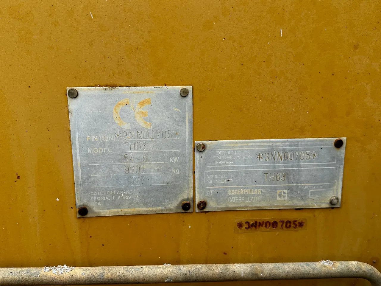 CAT Caterpillar TH63 4X4X4 Telehandler - Xe nhấc hình viễn vọng kính: hình 5 CAT Caterpillar TH63 4X4X4 Telehandler - Xe nhấc hình viễn vọng kính: hình 5