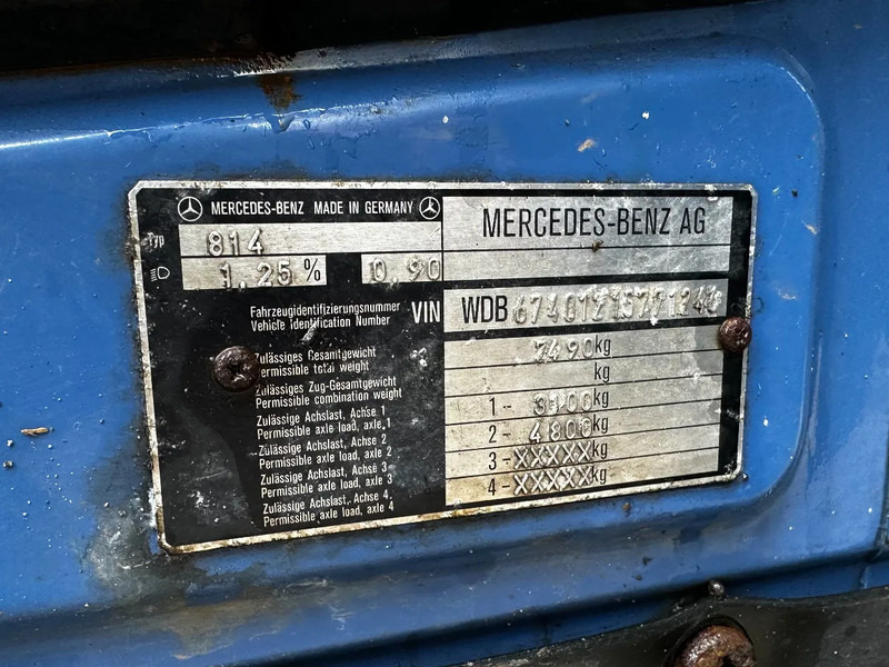 Xe tải thùng lửng/ Phẳng Mercedes-Benz SK 814 4X2 Platform Spring/Spring German truck: hình 10