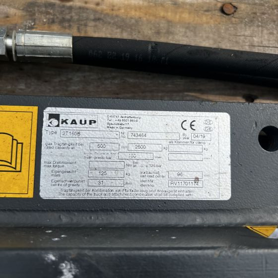 KAUP 2T160B Forkpositioner without sideshift - Đính kèm cho Thiết bị xử lý vật liệu: hình 3 KAUP 2T160B Forkpositioner without sideshift - Đính kèm cho Thiết bị xử lý vật liệu: hình 3