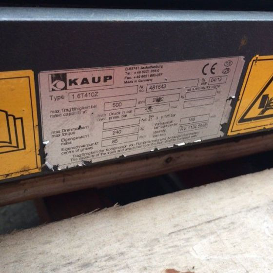 Kaup Forkpositioner with separate sideshift - Đính kèm cho Thiết bị xử lý vật liệu: hình 1 Kaup Forkpositioner with separate sideshift - Đính kèm cho Thiết bị xử lý vật liệu: hình 1