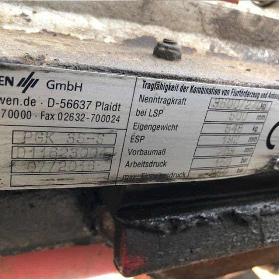 Dürwen Fork clamp with separate side shift - Ngàm kẹp cho Thiết bị xử lý vật liệu: hình 1 Dürwen Fork clamp with separate side shift - Ngàm kẹp cho Thiết bị xử lý vật liệu: hình 1