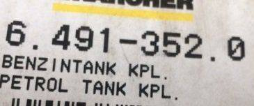 Kärcher Petrol Tank - Phụ tùng cho Máy vệ sinh: hình 5 Kärcher Petrol Tank - Phụ tùng cho Máy vệ sinh: hình 5