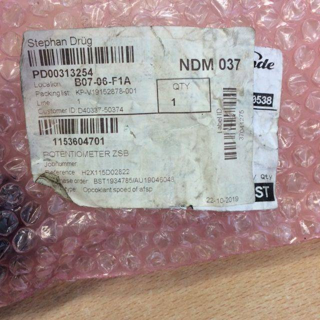Potentiometer Assy mtg for Linde - Linh kiện điện cho Thiết bị xử lý vật liệu: hình 5 Potentiometer Assy mtg for Linde - Linh kiện điện cho Thiết bị xử lý vật liệu: hình 5