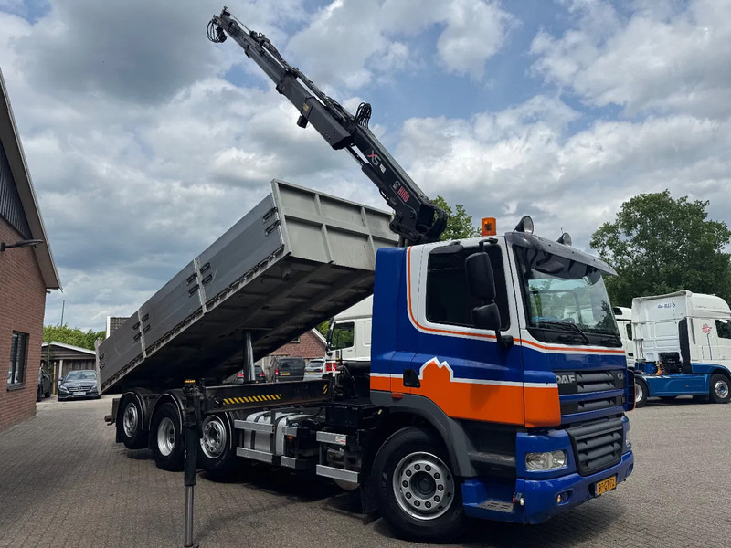 DAF CF 85.360 8X2 3 Zijdige kipper HIAB 16 t/m kraan AHK Top condition - Xe ben, Xe cẩu tự hành: hình 2 DAF CF 85.360 8X2 3 Zijdige kipper HIAB 16 t/m kraan AHK Top condition - Xe ben, Xe cẩu tự hành: hình 2