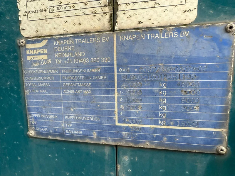 Knapen Trailers K100 92m3 Cargo Floor 10MM BPW - Sơ mi rơ moóc sàn đi bộ: hình 5 Knapen Trailers K100 92m3 Cargo Floor 10MM BPW - Sơ mi rơ moóc sàn đi bộ: hình 5