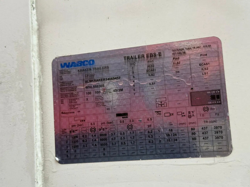 Sơ mi rơ moóc sàn đi bộ kraker CF 200 65m3 Agrar Alcoa's Liftas Smartboard, Top condition: hình 16 Sơ mi rơ moóc sàn đi bộ kraker CF 200 65m3 Agrar Alcoa's Liftas Smartboard, Top condition: hình 16