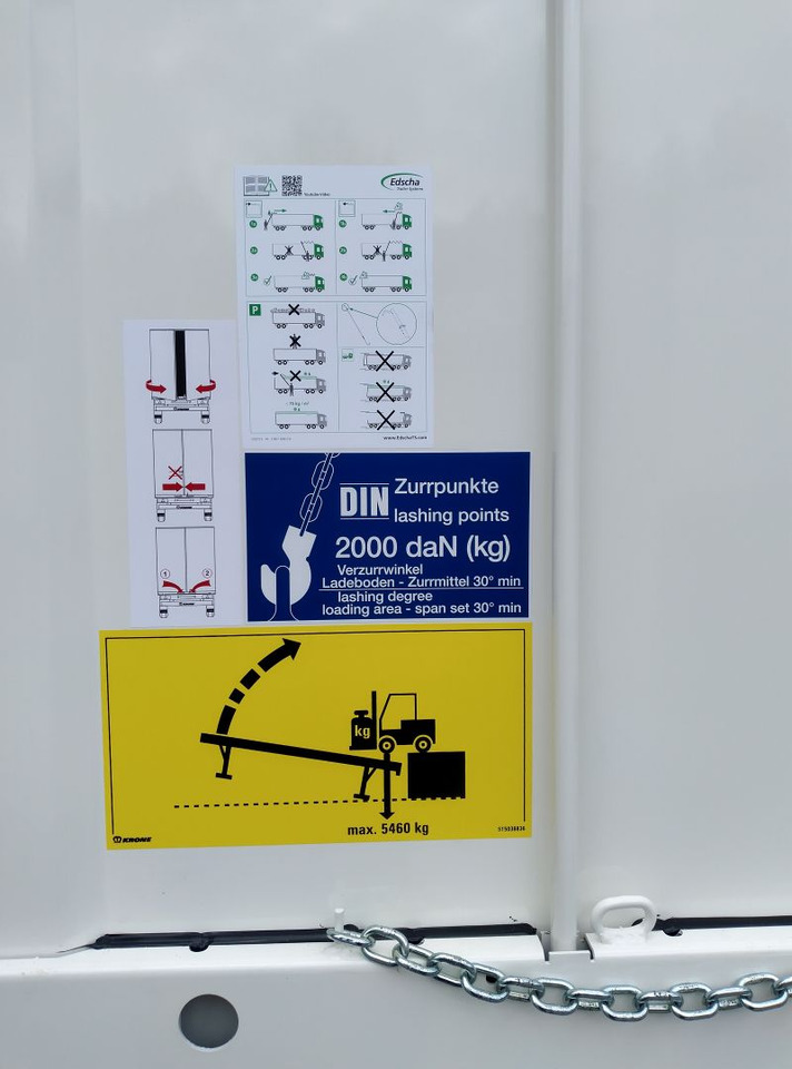 Rèm bên hoán đổi thân Krone BDF-System, 7.820 mm lang.: hình 9