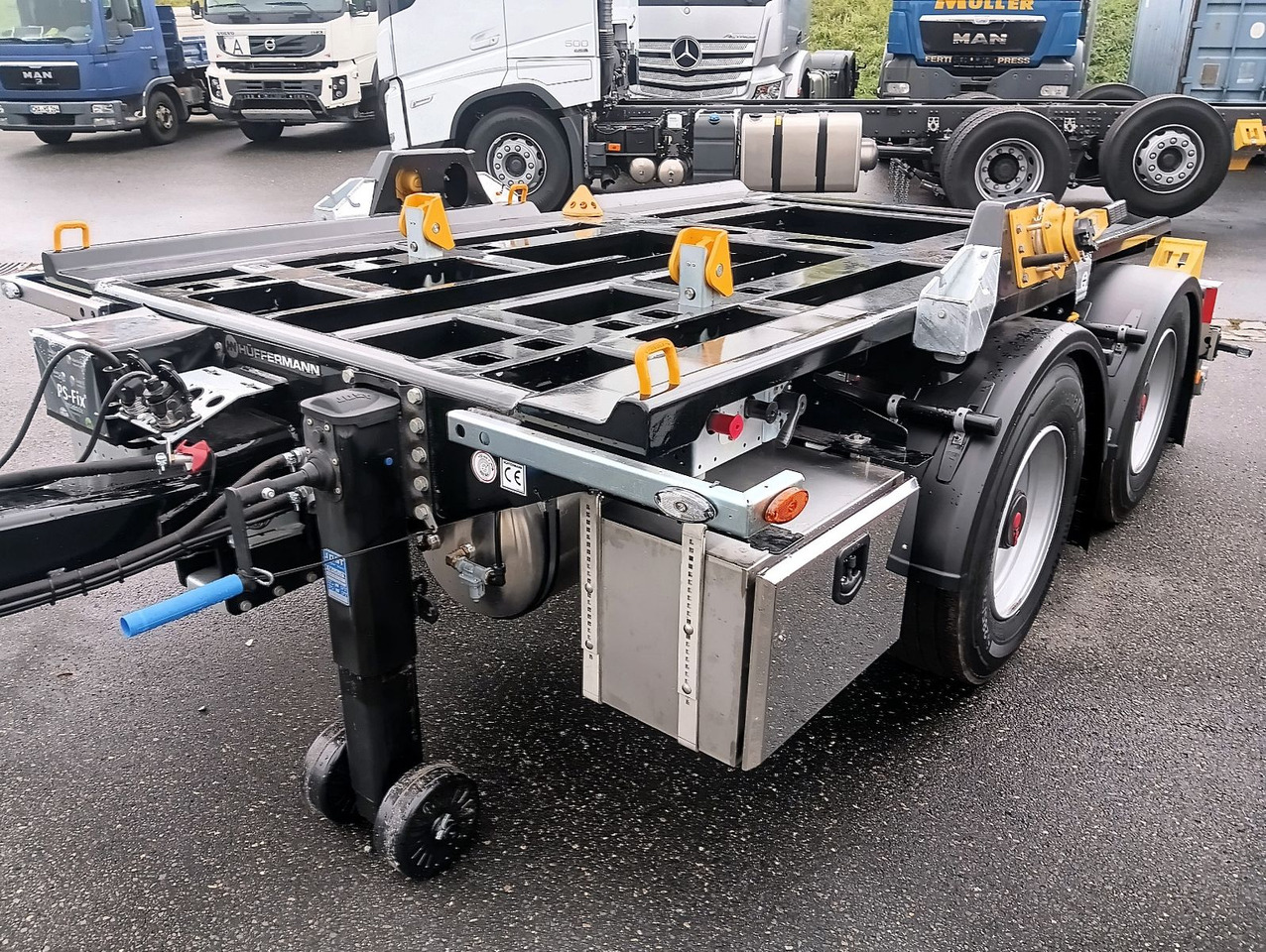 Hüffermann 2-A-MINI-CARRIER SAFETYFIX VERZINKT FULLOPTION - Rơ moóc thùng chứa: hình 3 Hüffermann 2-A-MINI-CARRIER SAFETYFIX VERZINKT FULLOPTION - Rơ moóc thùng chứa: hình 3