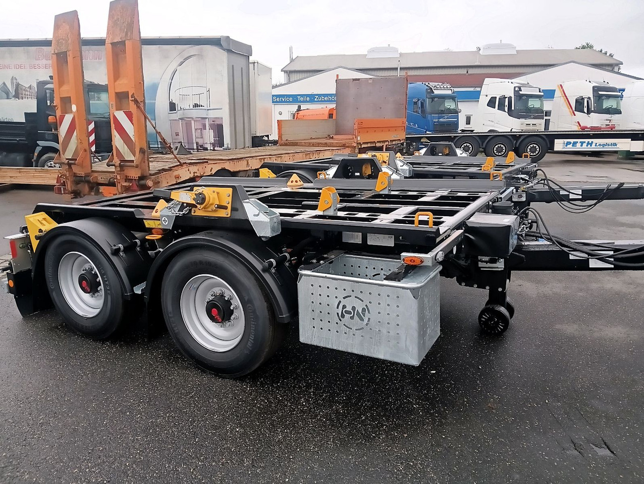 Hüffermann 2-A-MINI-CARRIER SAFETYFIX VERZINKT FULLOPTION - Rơ moóc thùng chứa: hình 4 Hüffermann 2-A-MINI-CARRIER SAFETYFIX VERZINKT FULLOPTION - Rơ moóc thùng chứa: hình 4