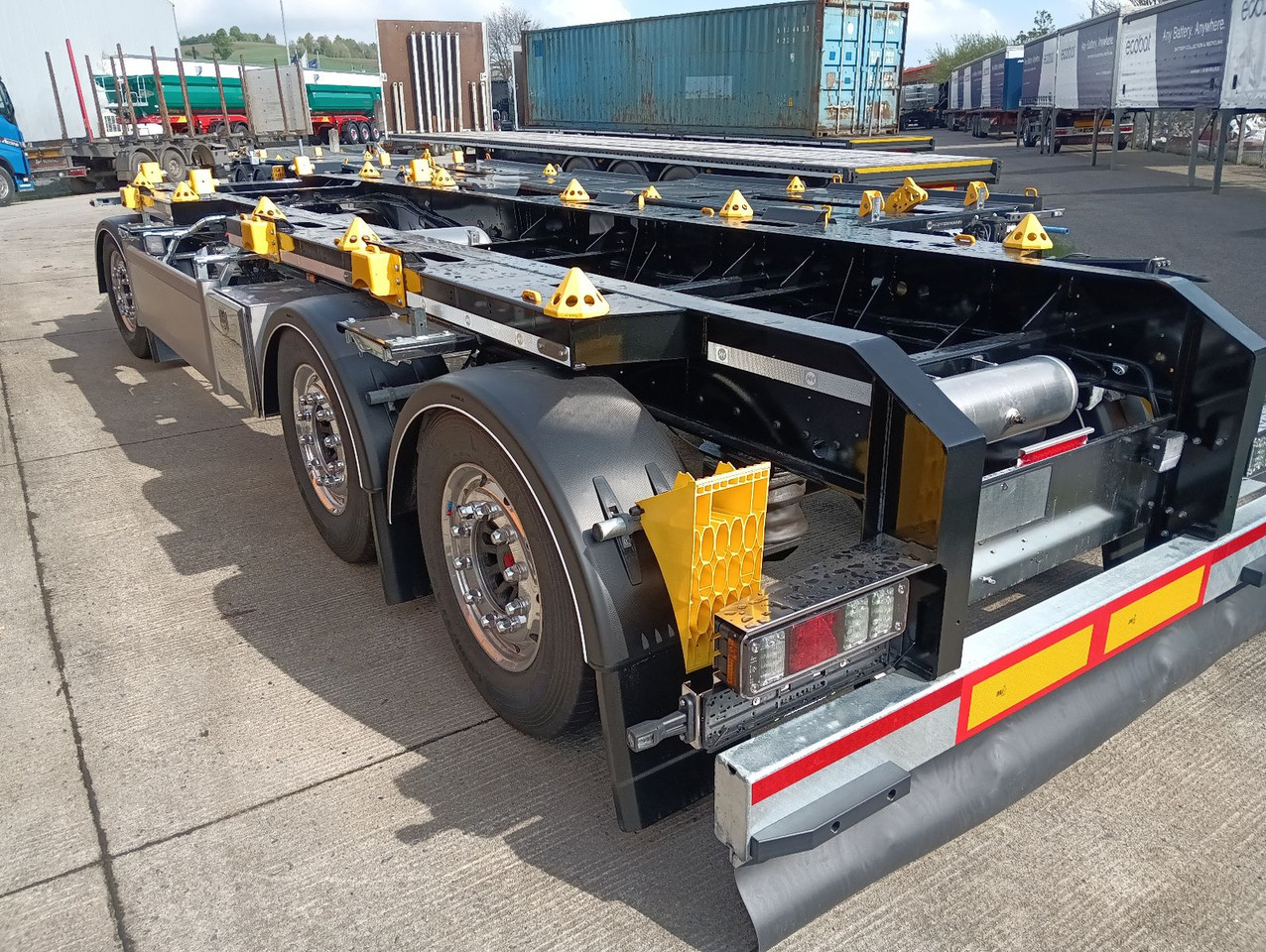 Hüffermann 3-A VARIO-CARRIER SAF NEU VERZINKT LiftAlufelgen - Rơ moóc thùng chứa: hình 2 Hüffermann 3-A VARIO-CARRIER SAF NEU VERZINKT LiftAlufelgen - Rơ moóc thùng chứa: hình 2