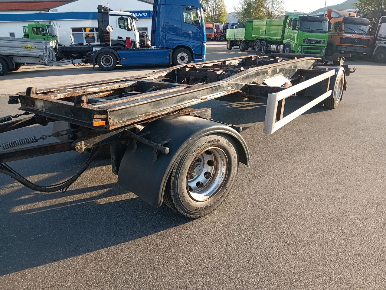 Meiller MEILLER HKM G18 SZL SCHLITTEN BPW Trommel 3,38t - Rơ moóc thùng chứa: hình 1 Meiller MEILLER HKM G18 SZL SCHLITTEN BPW Trommel 3,38t - Rơ moóc thùng chứa: hình 1