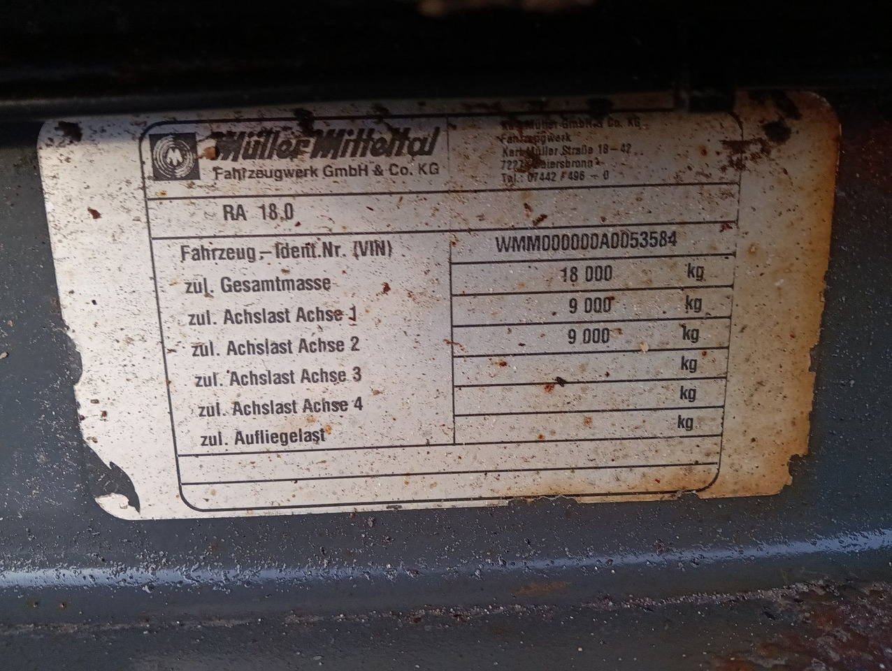 Müller-Mitteltal RA18 Abrollanhänger 7m BPW Trommel TÜV 5/2025 Müller-Mitteltal RA18 Abrollanhänger 7m BPW Trommel TÜV 5/2025 - Rơ moóc thùng chứa: hình 3 Müller-Mitteltal RA18 Abrollanhänger 7m BPW Trommel TÜV 5/2025 Müller-Mitteltal RA18 Abrollanhänger 7m BPW Trommel TÜV 5/2025 - Rơ moóc thùng chứa: hình 3