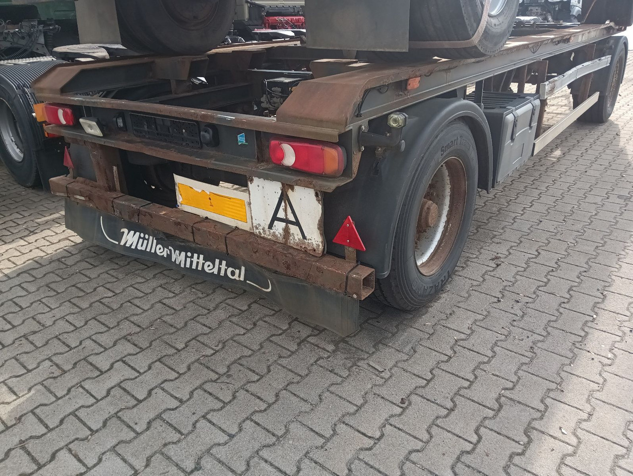 Müller-Mitteltal RA18 Abrollanhänger 7m BPW Trommel TÜV 5/2025 Müller-Mitteltal RA18 Abrollanhänger 7m BPW Trommel TÜV 5/2025 - Rơ moóc thùng chứa: hình 2 Müller-Mitteltal RA18 Abrollanhänger 7m BPW Trommel TÜV 5/2025 Müller-Mitteltal RA18 Abrollanhänger 7m BPW Trommel TÜV 5/2025 - Rơ moóc thùng chứa: hình 2