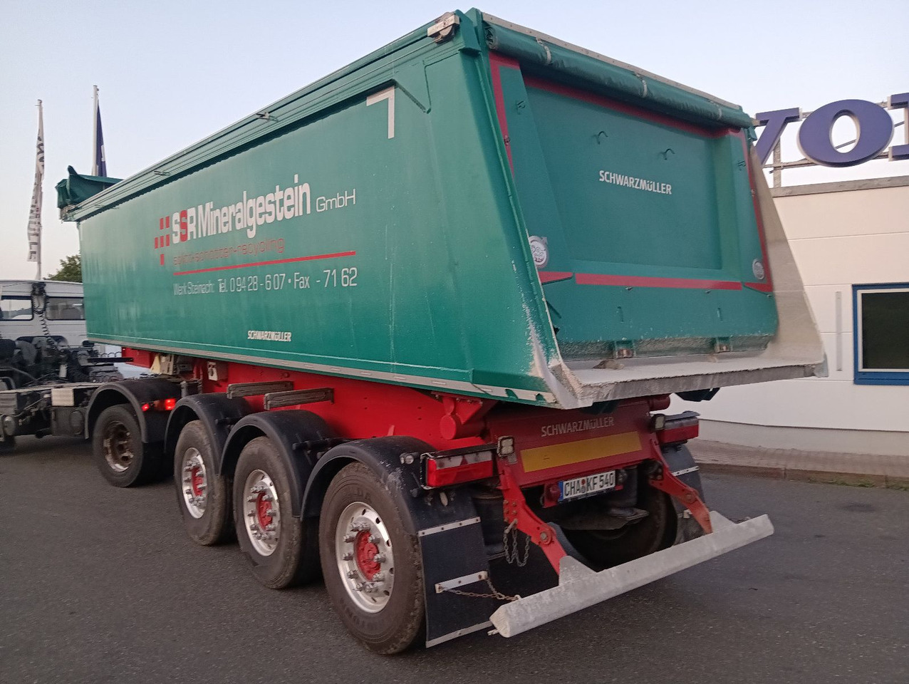 Schwarzmüller 3-A Alumulde ALCOA 27m3 SAF Lift 5,4t el.Verdeck - Sơ mi rơ moóc ben: hình 1 Schwarzmüller 3-A Alumulde ALCOA 27m3 SAF Lift 5,4t el.Verdeck - Sơ mi rơ moóc ben: hình 1