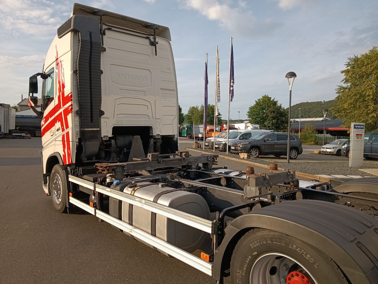 Xe chở container/ Xe tải hoán đổi thân Volvo FH 460 Globe "VIN-LB"MultiBDF I-PARC LENKACHSE: hình 19