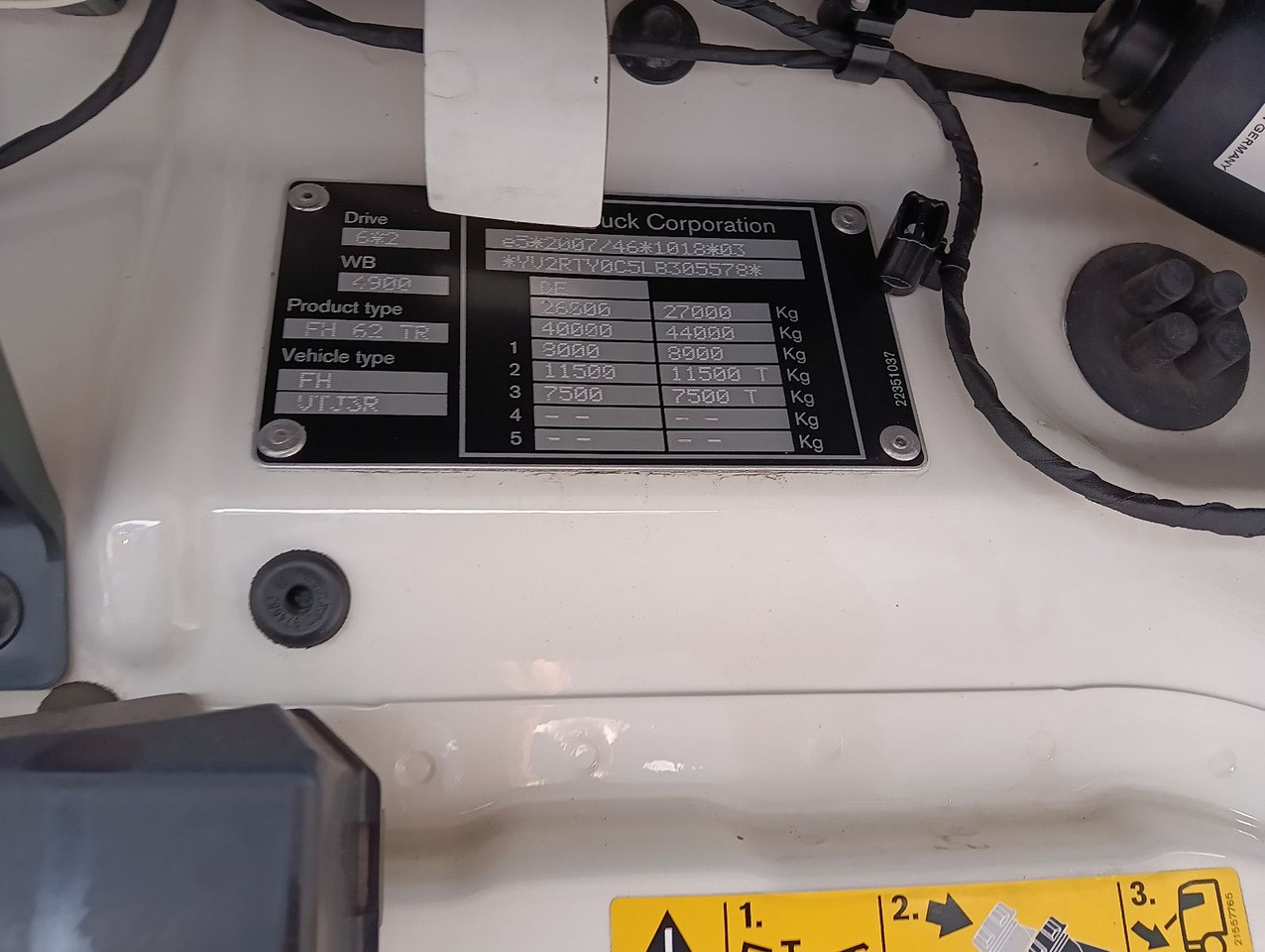 Xe chở container/ Xe tải hoán đổi thân Volvo FH 460 Globe "VIN-LB"MultiBDF I-PARC LENKACHSE: hình 26